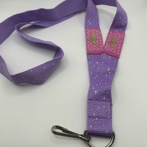 Purple Lanyard with Pink Accents